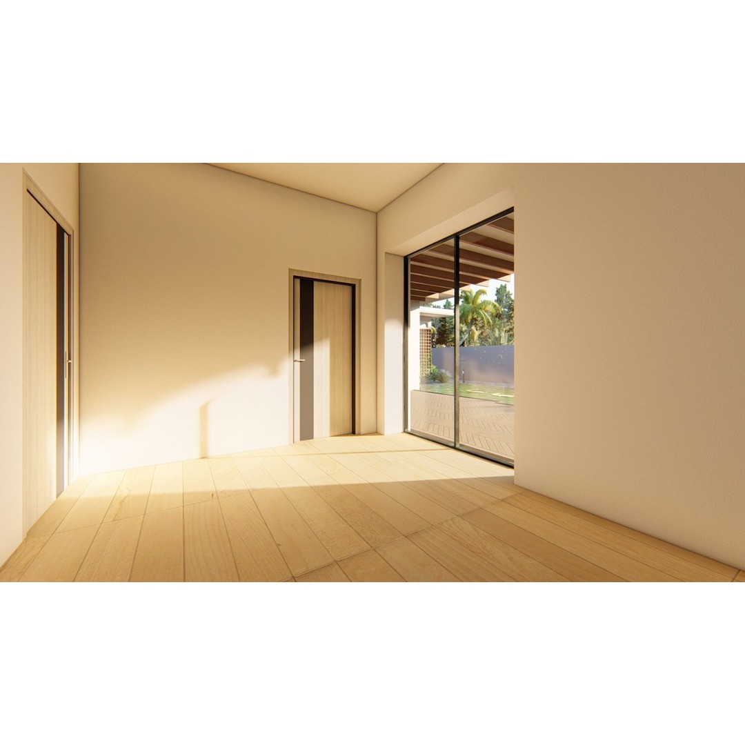 House 3D Model – Modern Two-Story Family Home, FBX, OBJ - View 15