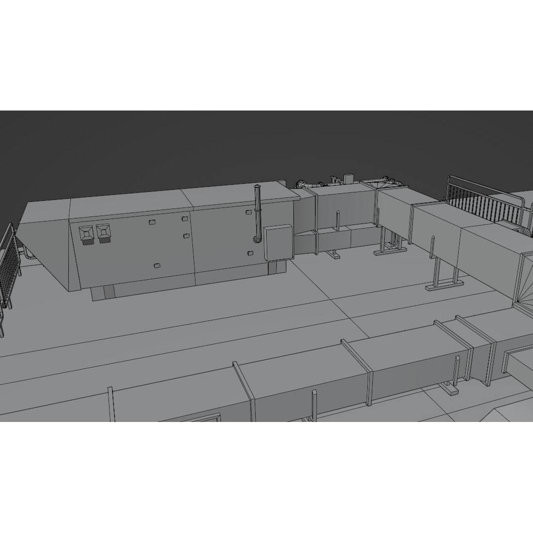 Old Neglected Hotel 3D Model – Low Poly Architectural Asset, FBX, Blender - View 26