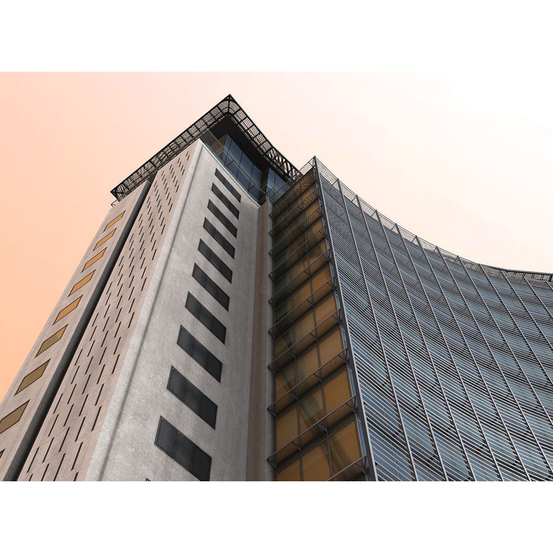 Empress State Building 3D Model – Low Poly Cityscape Asset, FBX - View 12