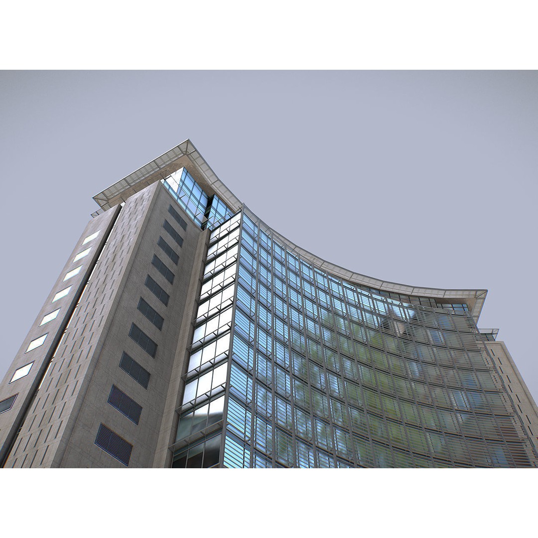 Empress State Building 3D Model – Low Poly Cityscape Asset, FBX - View 21