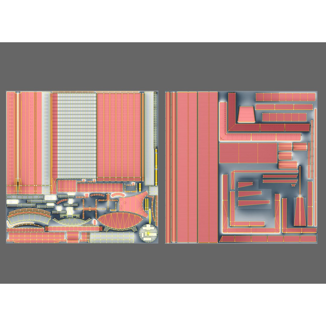 Empress State Building 3D Model – Low Poly Cityscape Asset, FBX - View 36