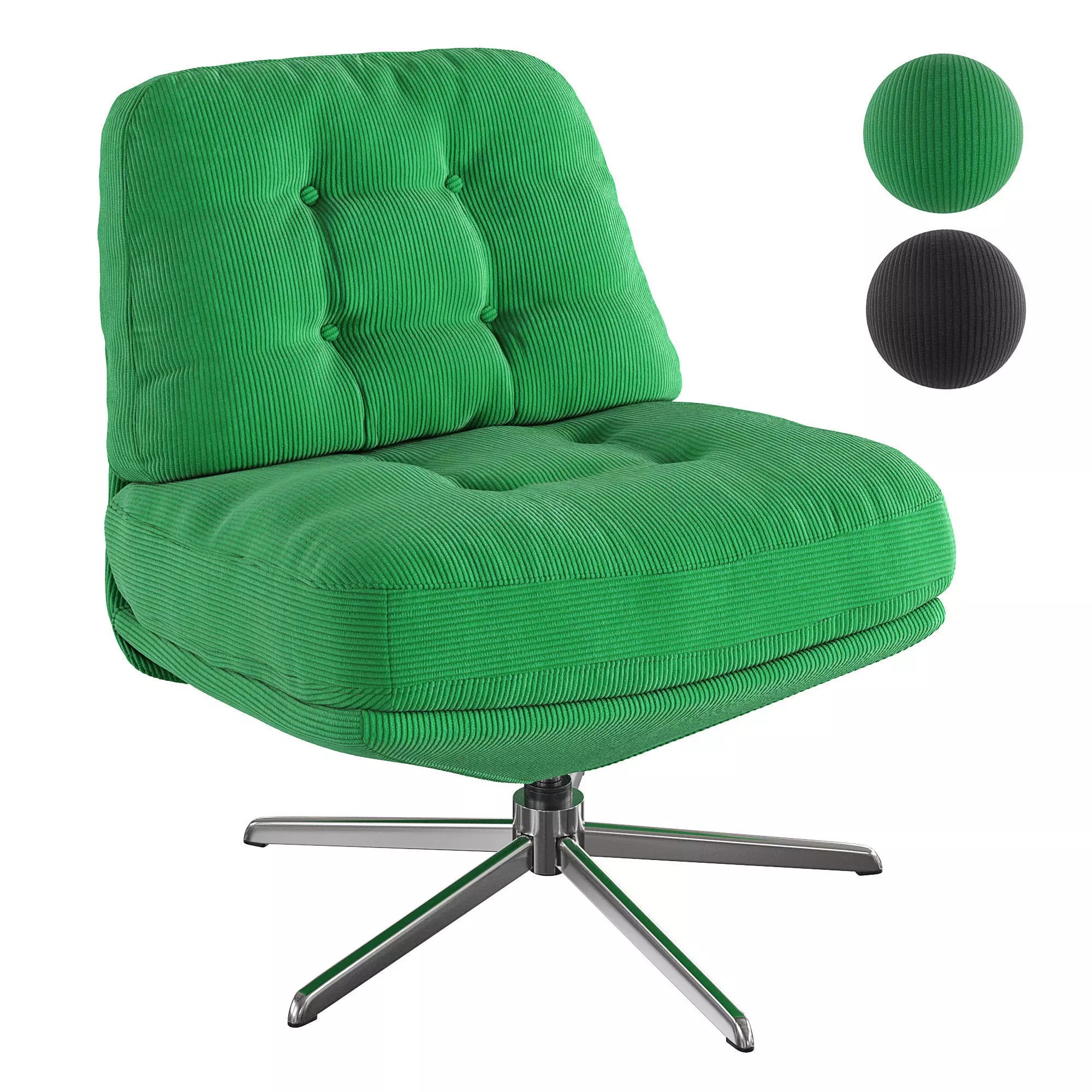 Armchair Dyvlinge - Game-Ready 3D Model - View 2