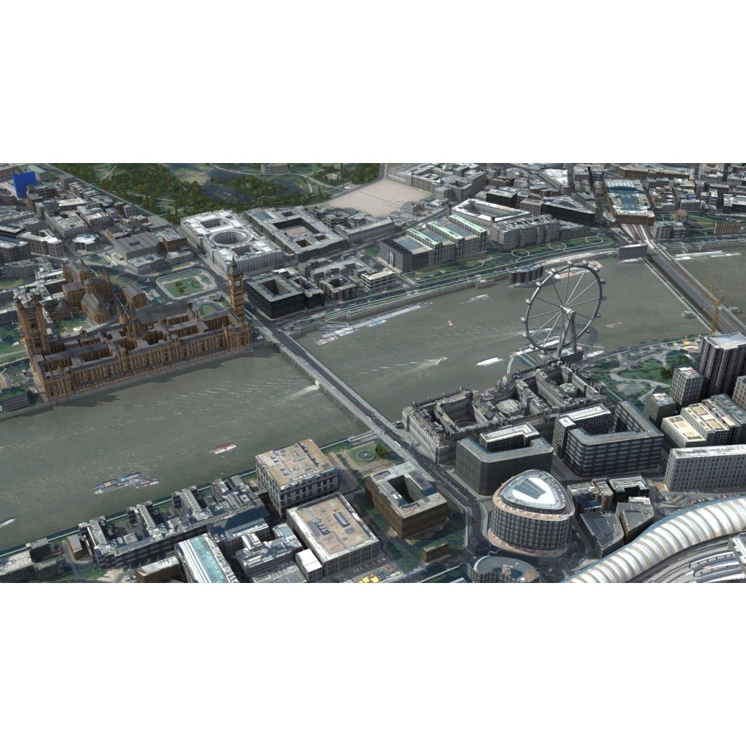 London City 3D Model – Low Poly Urban Environment for Archviz, FBX, OBJ - View 11