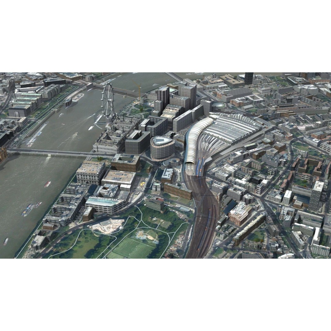 London City 3D Model – Low Poly Urban Environment for Archviz, FBX, OBJ - View 12