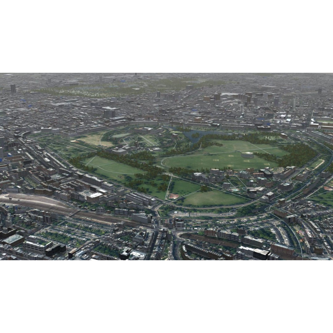 London City 3D Model – Low Poly Urban Environment for Archviz, FBX, OBJ - View 20