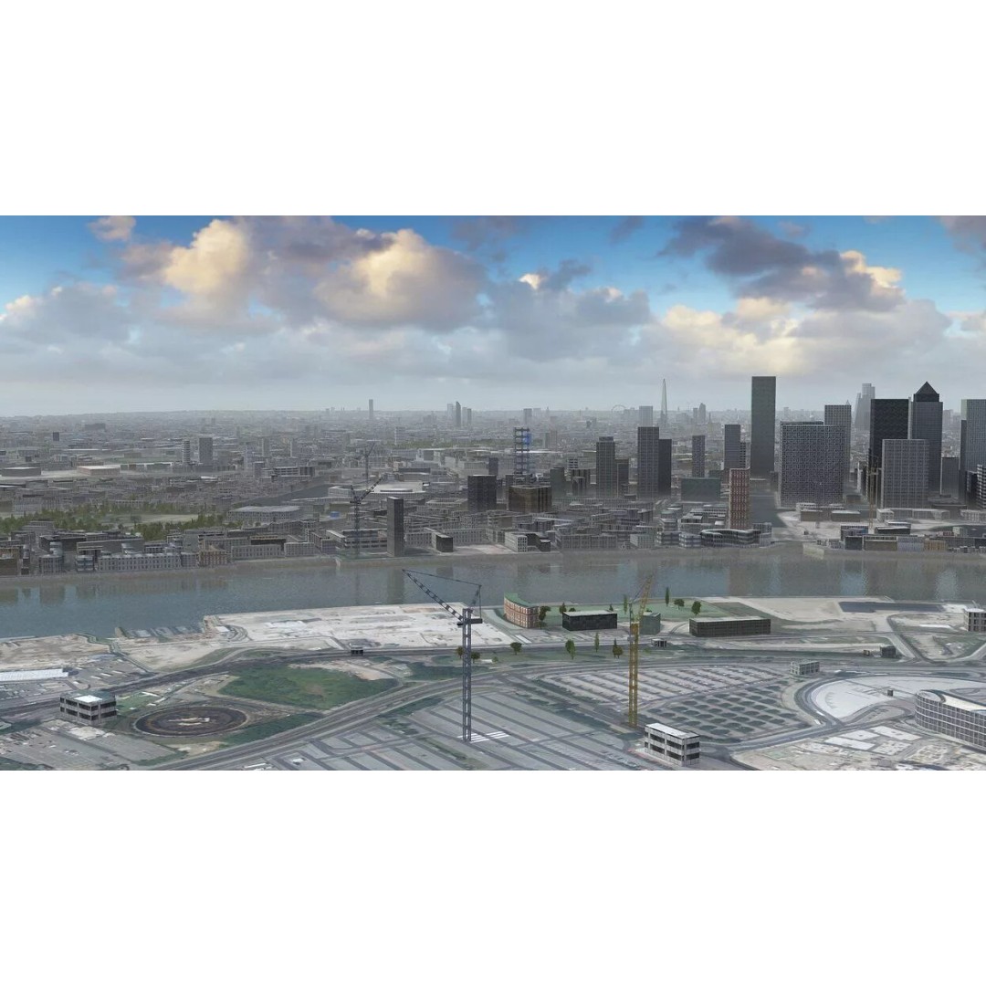 London City 3D Model – Low Poly Urban Environment for Archviz, FBX, OBJ - View 30