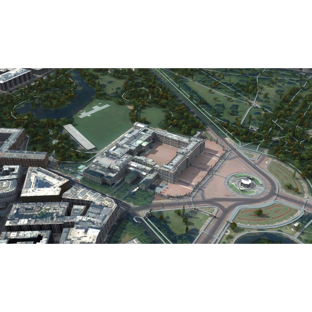 London City 3D Model – Low Poly Urban Environment for Archviz, FBX, OBJ - View 5