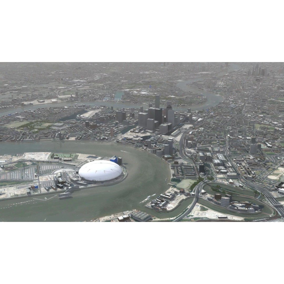 London City 3D Model – Low Poly Urban Environment for Archviz, FBX, OBJ - View 6
