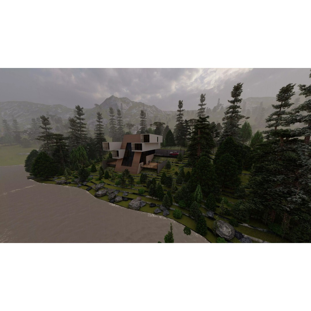 Modern Villa 3D Model – High Poly Architectural Asset, FBX, OBJ - View 20