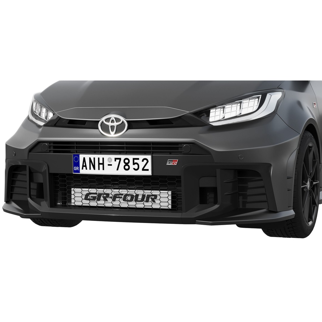 Toyota GR Yaris 2024 3D Model – High Poly Detailed Car Asset, FBX - View 11