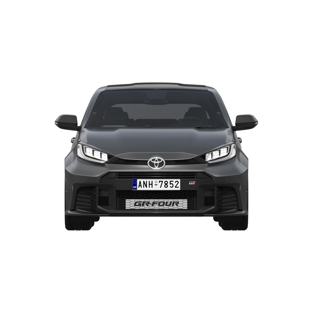 Toyota GR Yaris 2024 3D Model – High Poly Detailed Car Asset, FBX - View 8