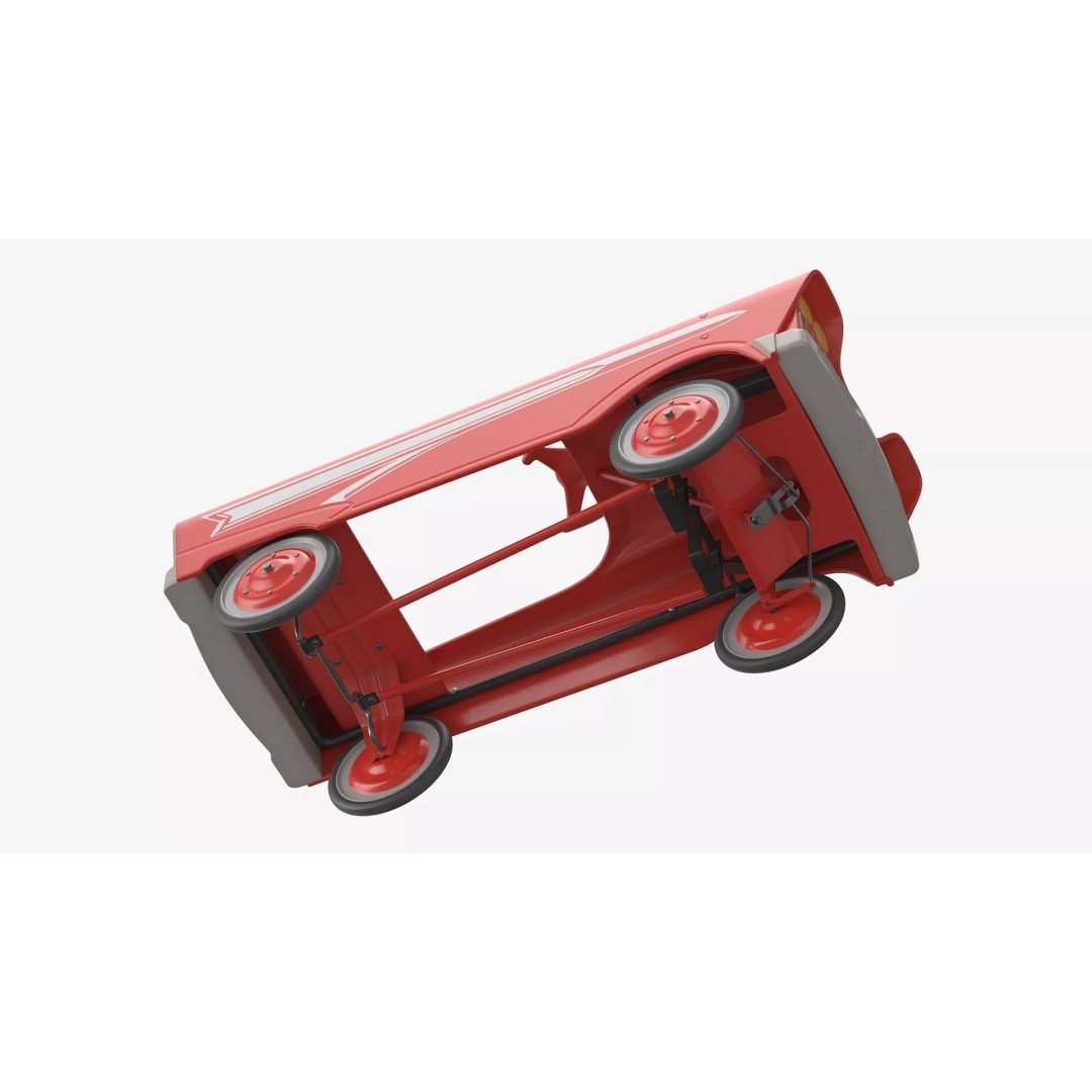 Old Retro Murray Pedal Car 3D Model – Vintage Toy Vehicle, PBR Textures - View 8