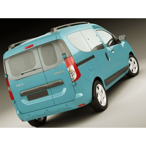 Dacia Dokker 3D Model – Detailed Vehicle with Multiple Formats - View 3