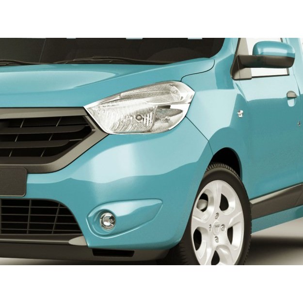 Dacia Dokker 3D Model – Detailed Vehicle with Multiple Formats - View 8