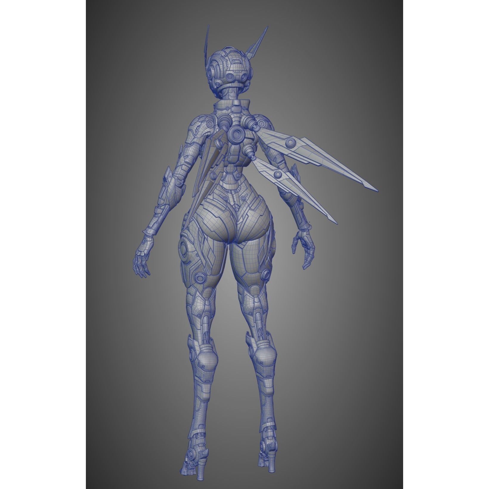 Tera Bug - Simple Rigged Character 3D Model - View 8