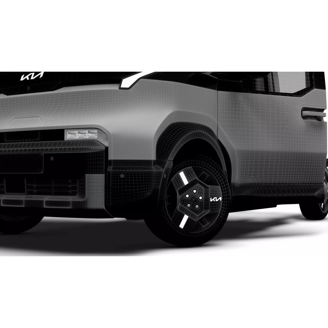 KIA PV5 Chassi 3D Model – High Quality Vehicle Interior, FBX, Animation