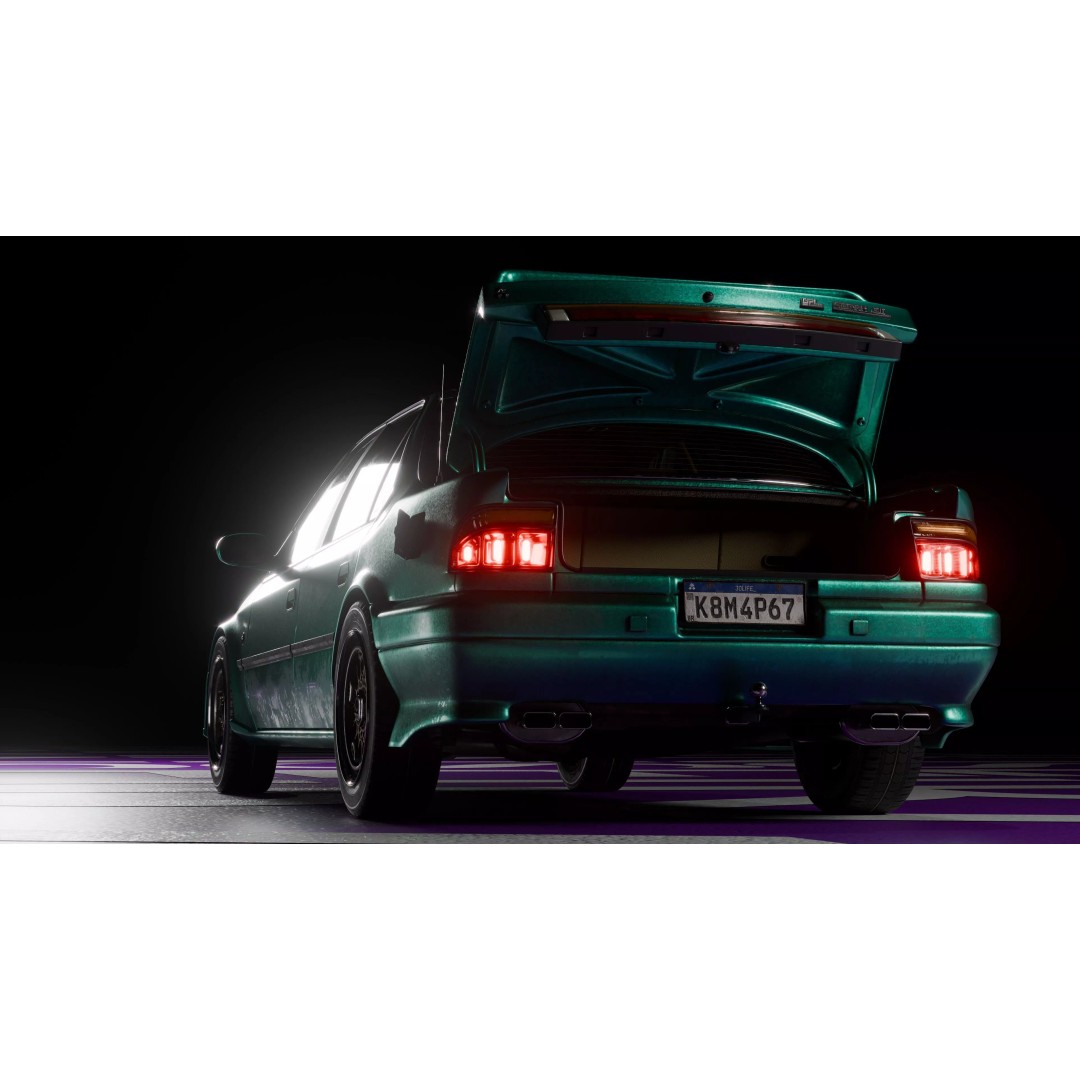 1990 Sedan 3D Model – Low Poly Game Asset, PBR Textures, Blender - View 18