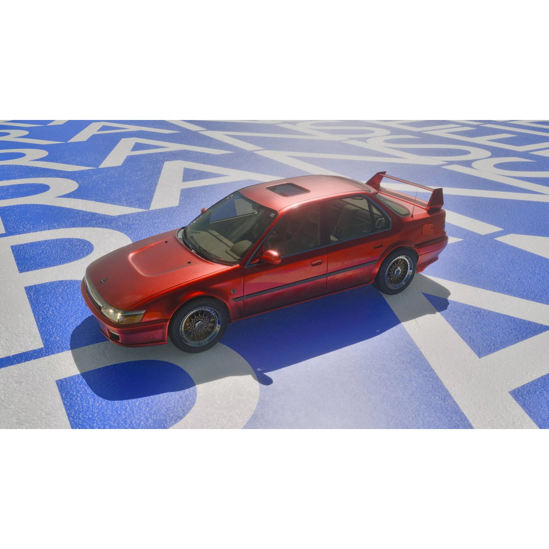 1990 Sedan 3D Model – Low Poly Game Asset, PBR Textures, Blender - View 22