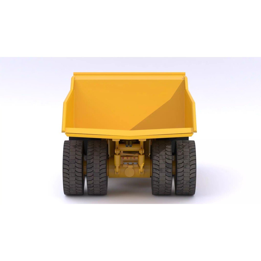 Komatsu 930E-5SE Electric Drive Mining Truck 3D Model – High-Poly PBR Asset, FBX - View 10
