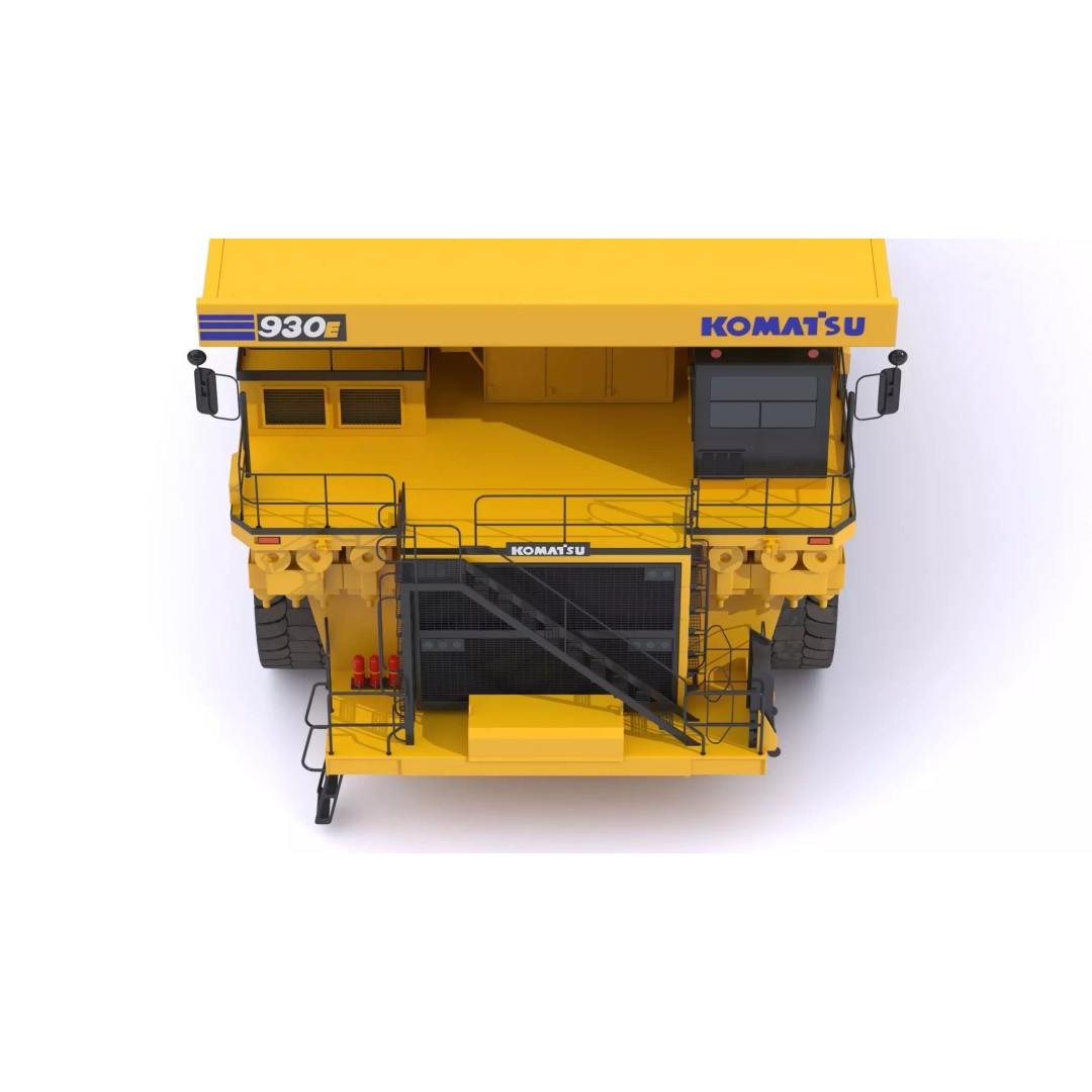 Komatsu 930E-5SE Electric Drive Mining Truck 3D Model – High-Poly PBR Asset, FBX - View 13