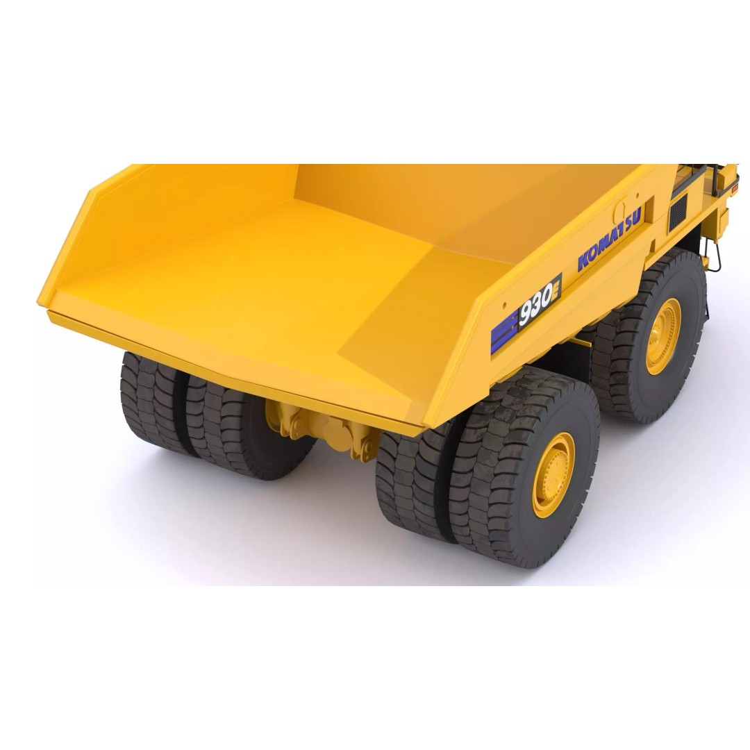 Komatsu 930E-5SE Electric Drive Mining Truck 3D Model – High-Poly PBR Asset, FBX - View 23