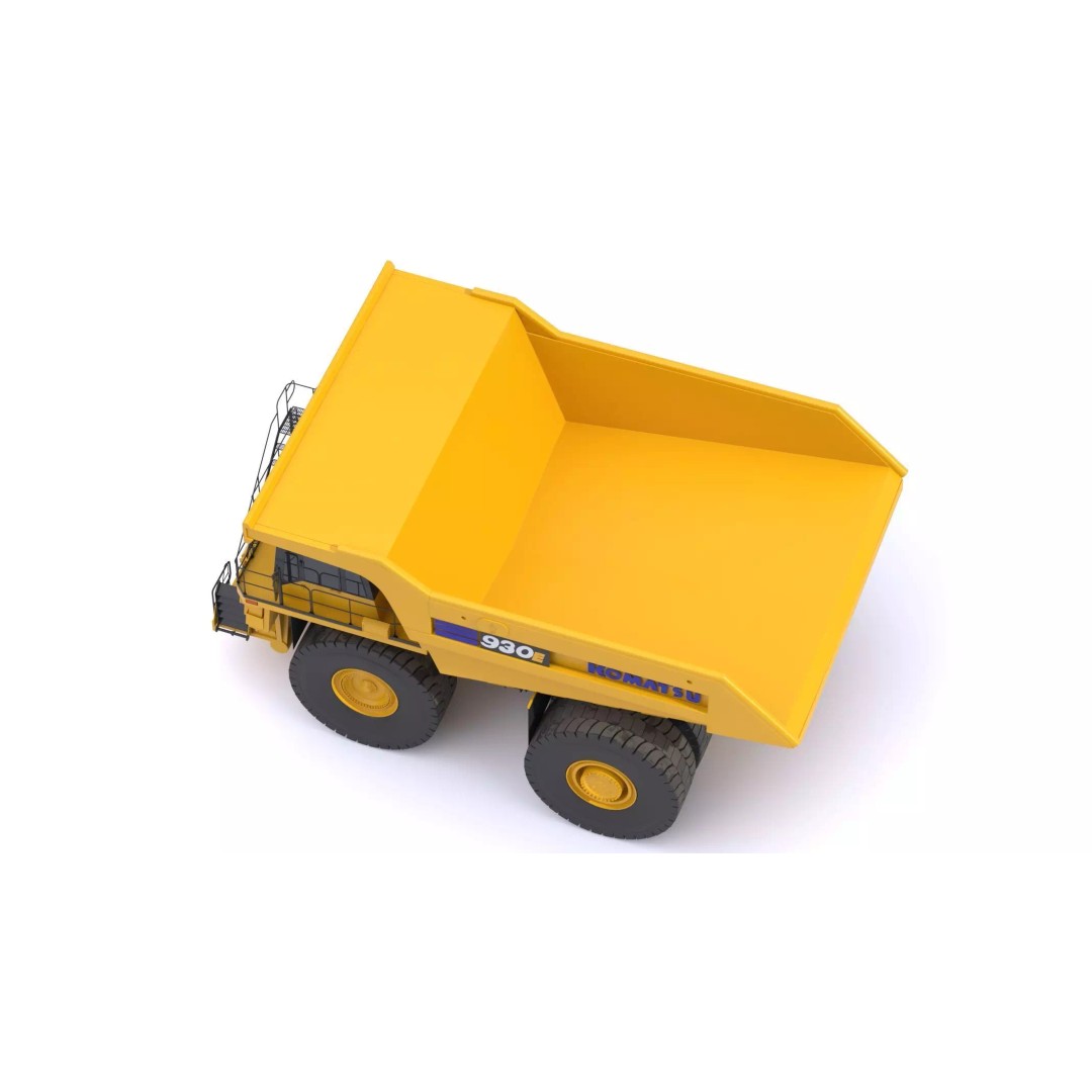 Komatsu 930E-5SE Electric Drive Mining Truck 3D Model – High-Poly PBR Asset, FBX - View 24