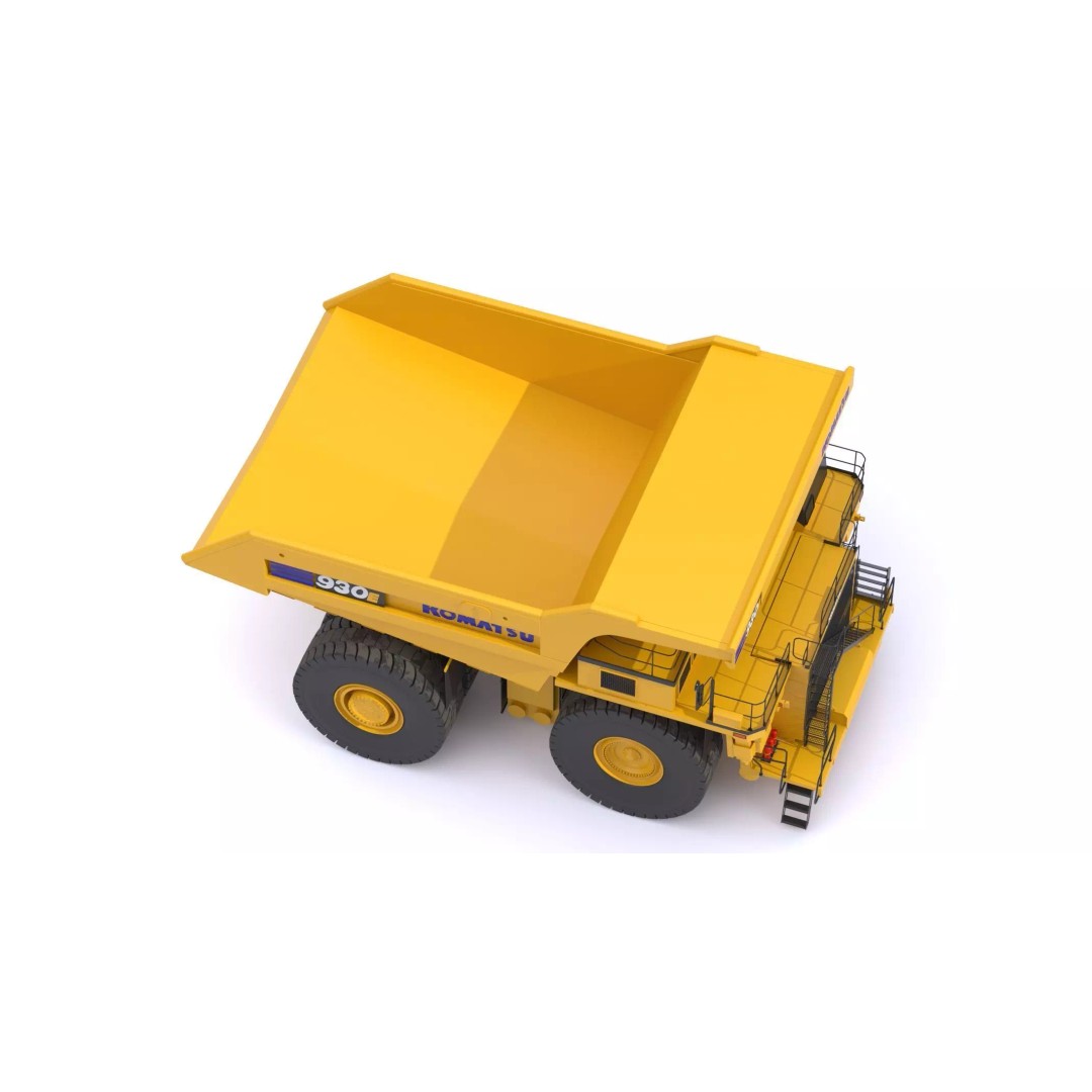 Komatsu 930E-5SE Electric Drive Mining Truck 3D Model – High-Poly PBR Asset, FBX - View 25