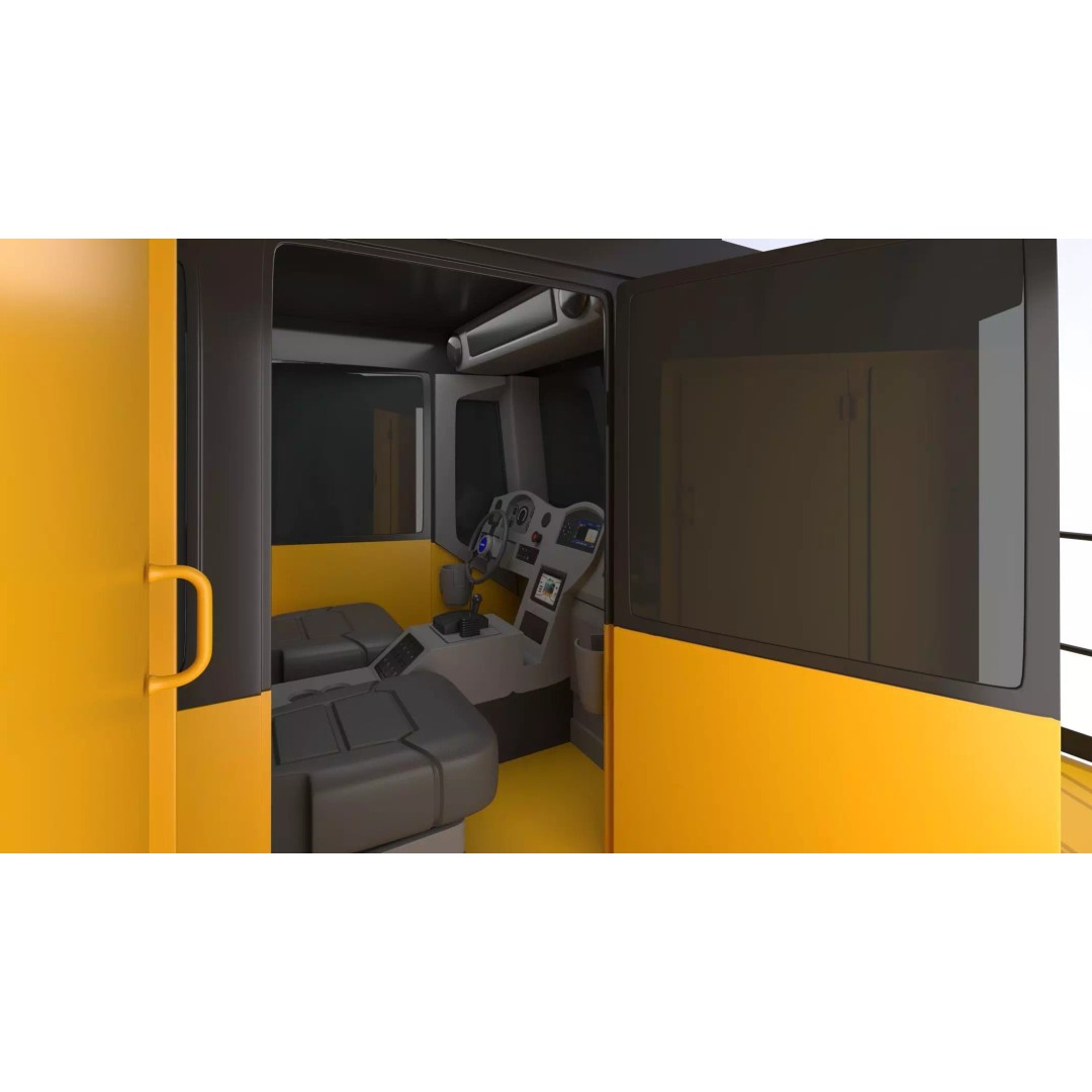 Komatsu 930E-5SE Electric Drive Mining Truck 3D Model – High-Poly PBR Asset, FBX - View 27