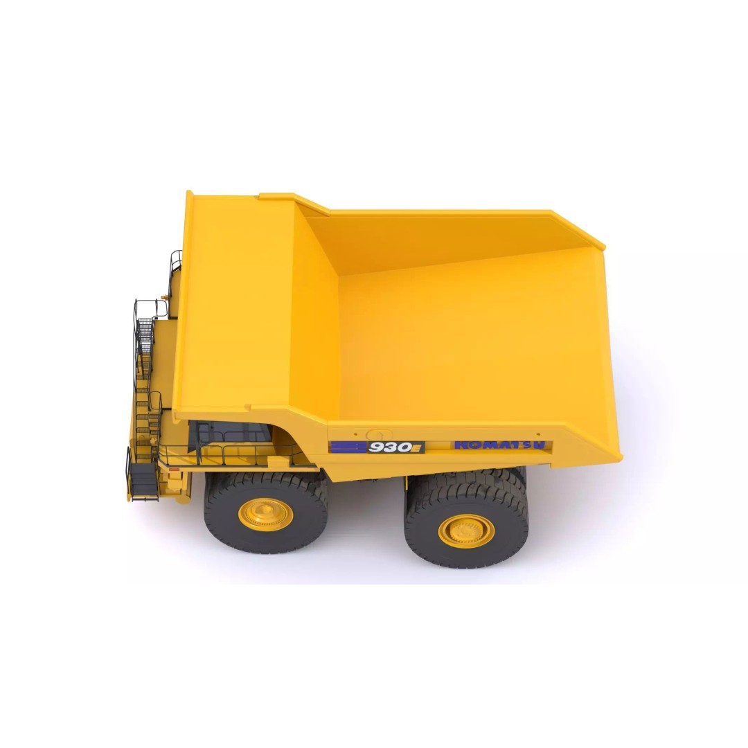 Komatsu 930E-5SE Electric Drive Mining Truck 3D Model – High-Poly PBR Asset, FBX - View 9