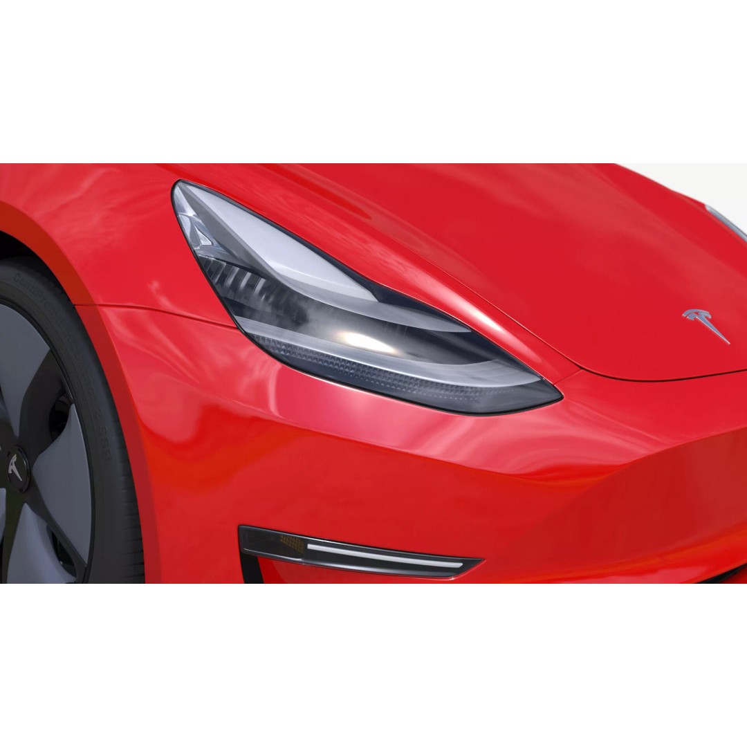 Tesla 3D Model – Luxury Electric Vehicle with Aero Wheel Covers - View 20