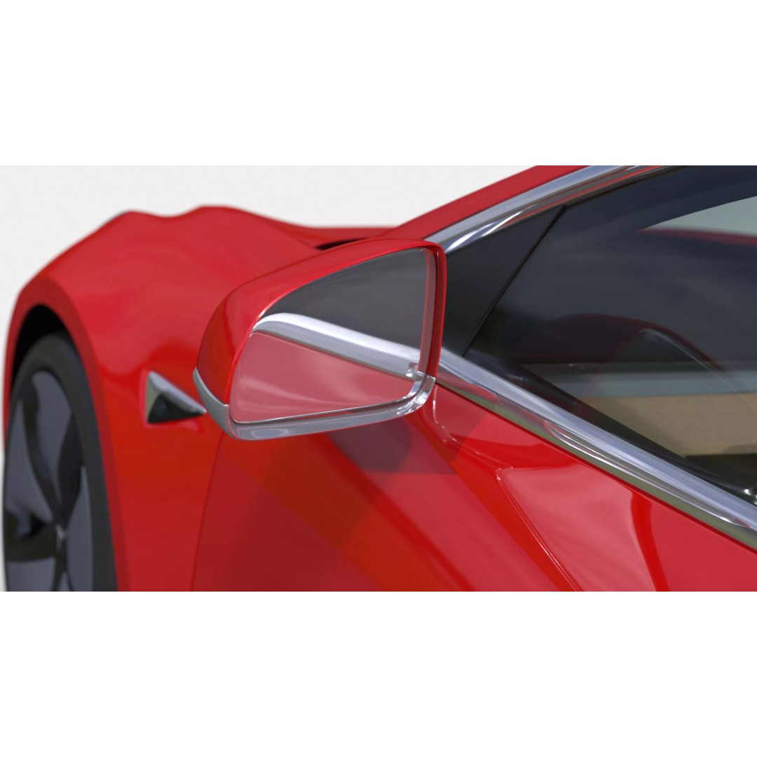 Tesla 3D Model – Luxury Electric Vehicle with Aero Wheel Covers - View 23