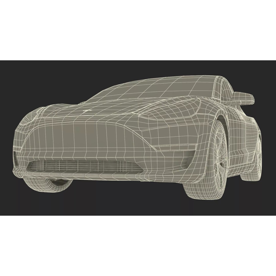 Tesla 3D Model – Luxury Electric Vehicle with Aero Wheel Covers - View 42
