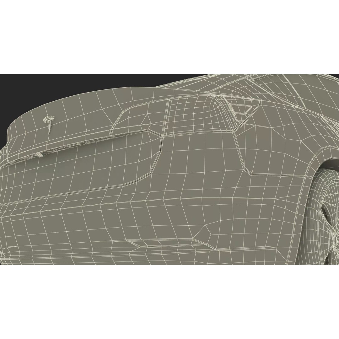 Tesla 3D Model – Luxury Electric Vehicle with Aero Wheel Covers - View 46