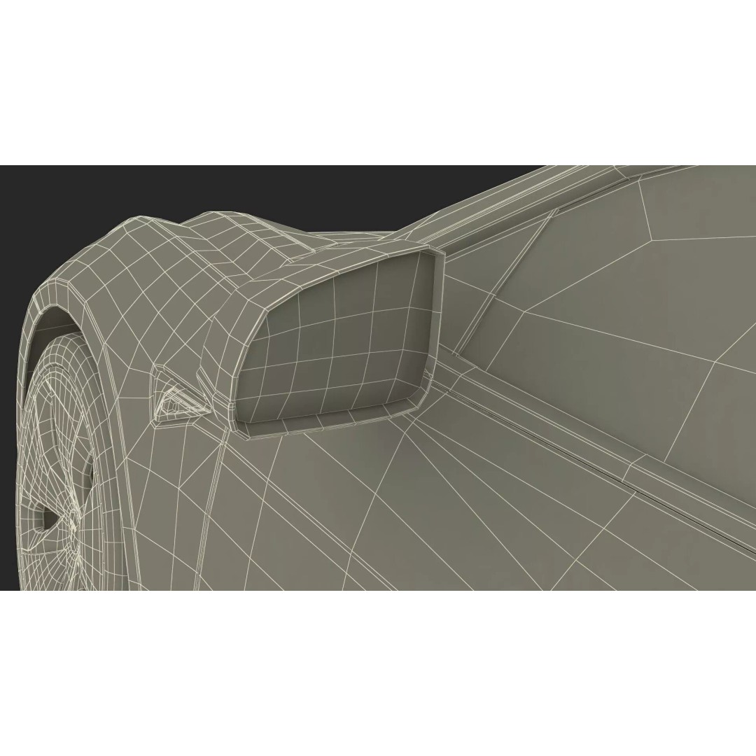 Tesla 3D Model – Luxury Electric Vehicle with Aero Wheel Covers - View 48