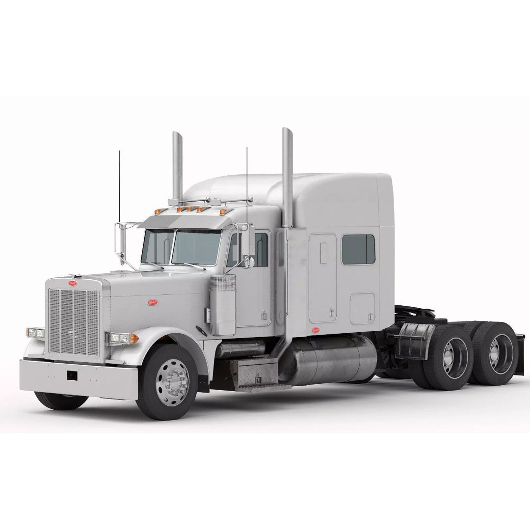 Truck 379 3D Model – Detailed Interior, Game Ready, FBX - View 2