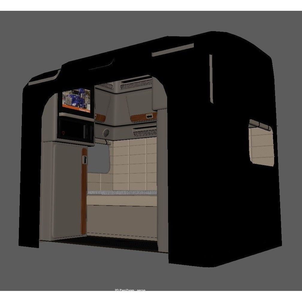 Truck 379 3D Model – Detailed Interior, Game Ready, FBX - View 27
