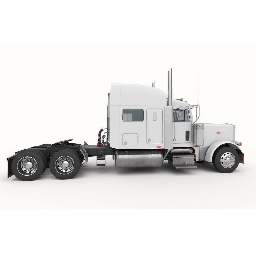 Truck 379 3D Model – Detailed Interior, Game Ready, FBX - View 5