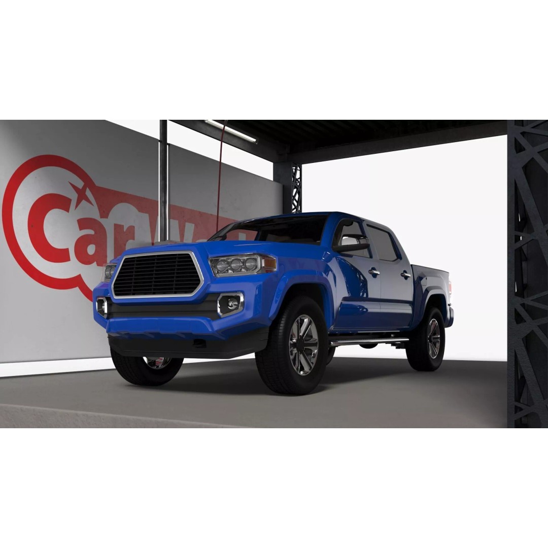 Self Serve Auto Wash 3D Model – High Quality Car Wash Facility, FBX - View 8