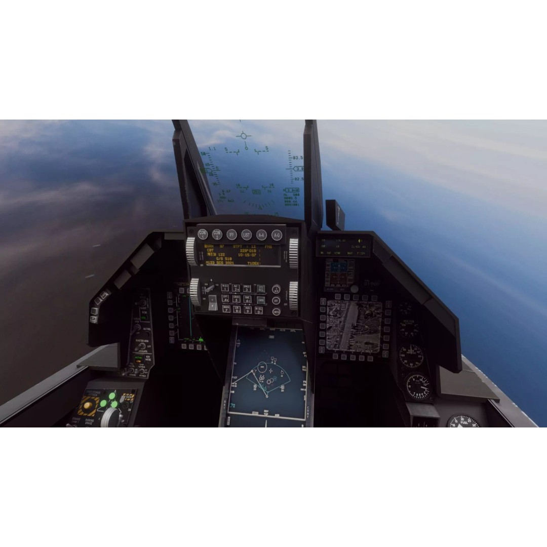 F-16 Viper 3D Model – Low Poly Rigged Aircraft with Decals, Blender - View 44