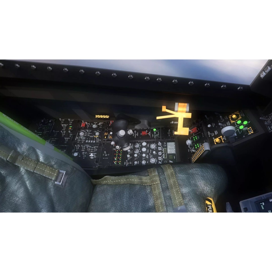 F-16 Viper 3D Model – Low Poly Rigged Aircraft with Decals, Blender - View 46