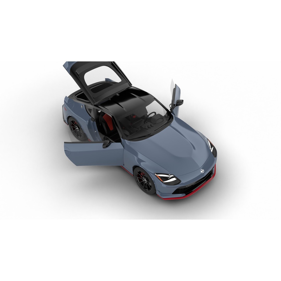 Nissan Z Nismo 2024 3D Model – High Poly Rigged Vehicle, FBX/Blender - View 12