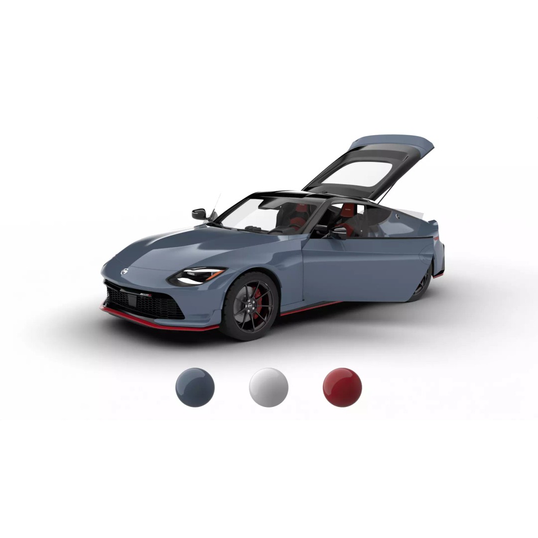 Nissan Z Nismo 2024 3D Model – High Poly Rigged Vehicle, FBX/Blender - View 2