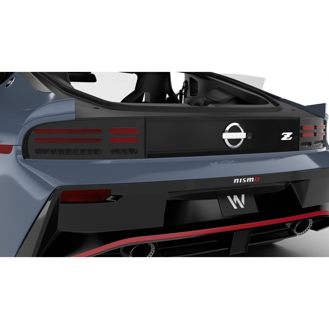 Nissan Z Nismo 2024 3D Model – High Poly Rigged Vehicle, FBX/Blender - View 23