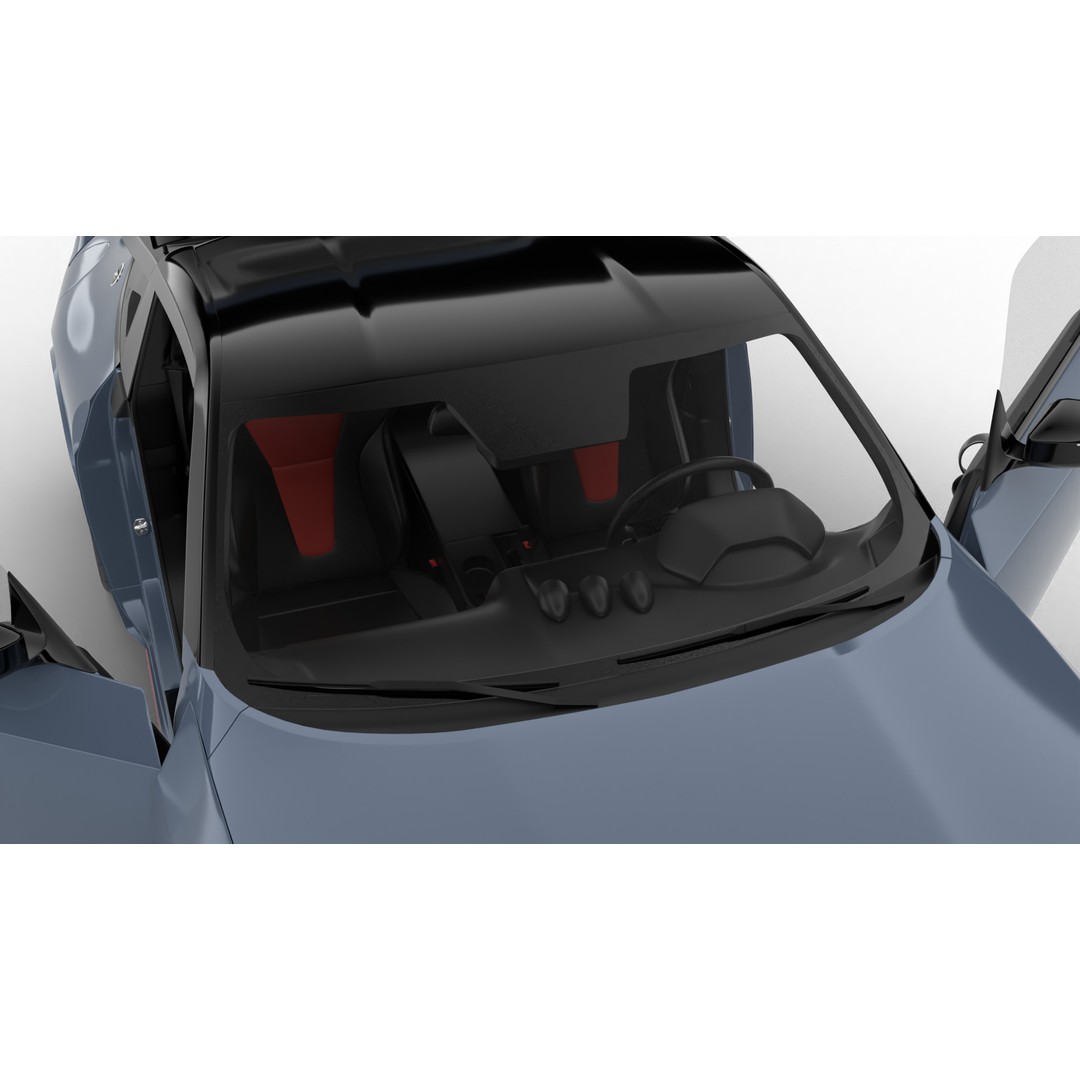Nissan Z Nismo 2024 3D Model – High Poly Rigged Vehicle, FBX/Blender - View 25