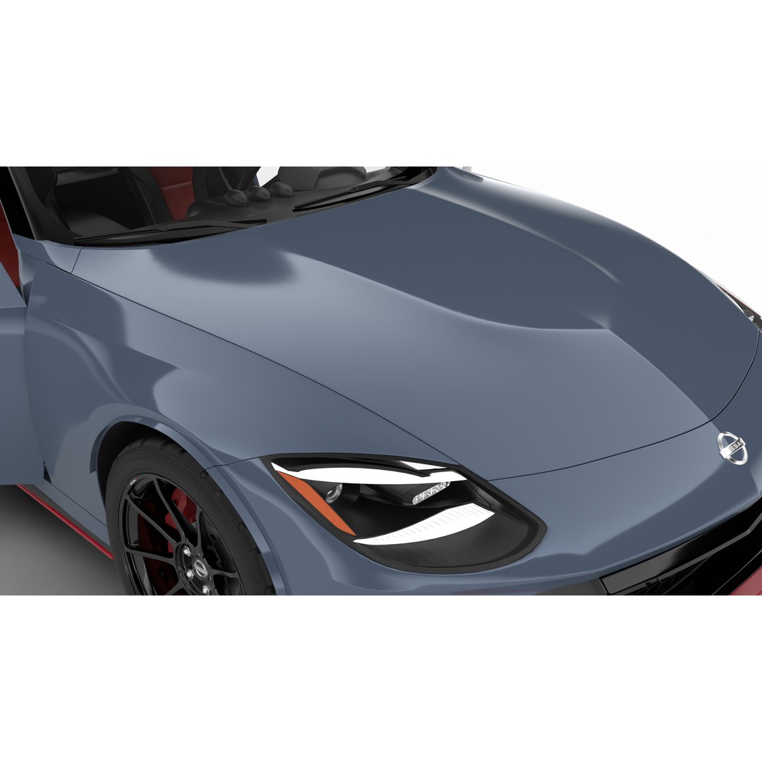 Nissan Z Nismo 2024 3D Model – High Poly Rigged Vehicle, FBX/Blender - View 28