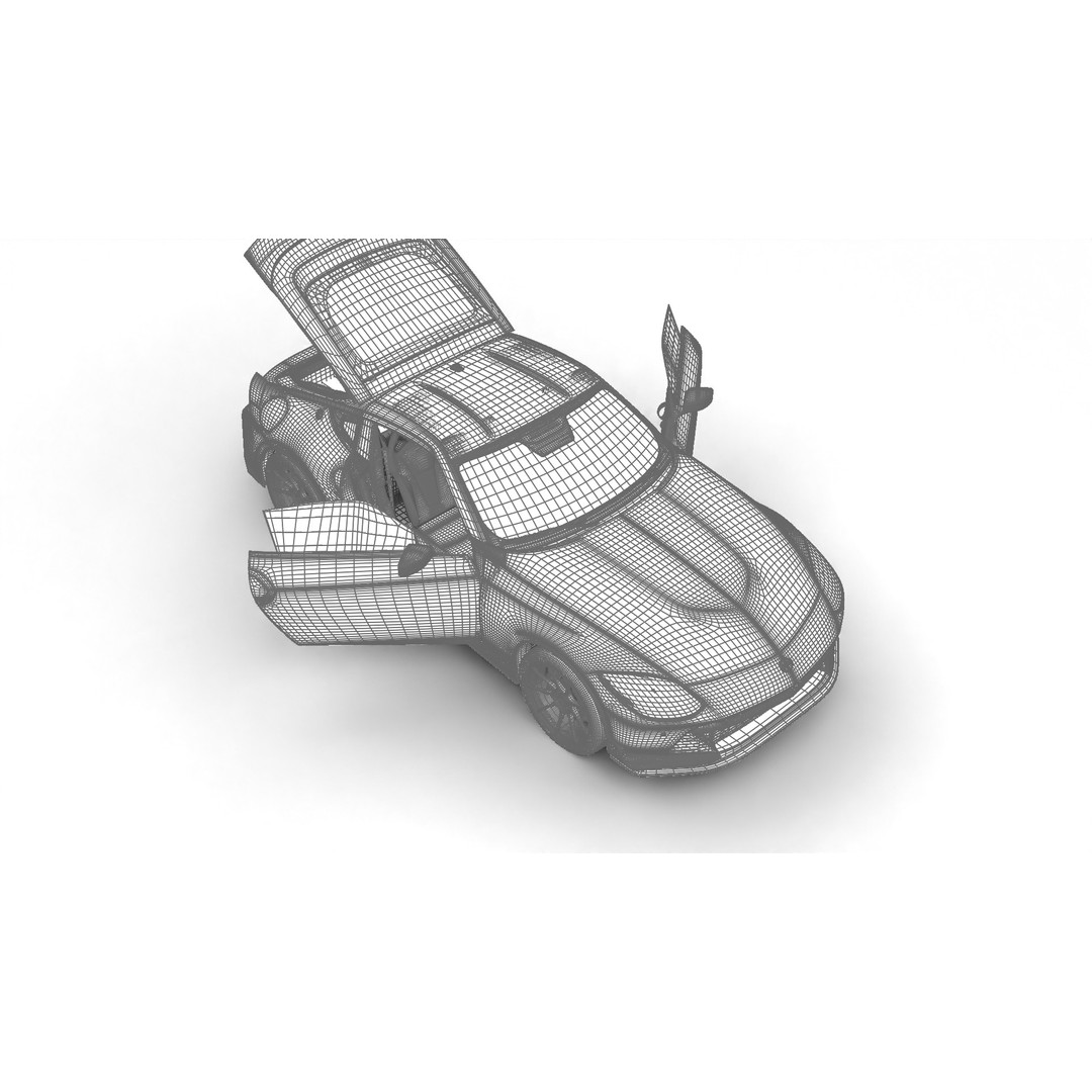 Nissan Z Nismo 2024 3D Model – High Poly Rigged Vehicle, FBX/Blender - View 31
