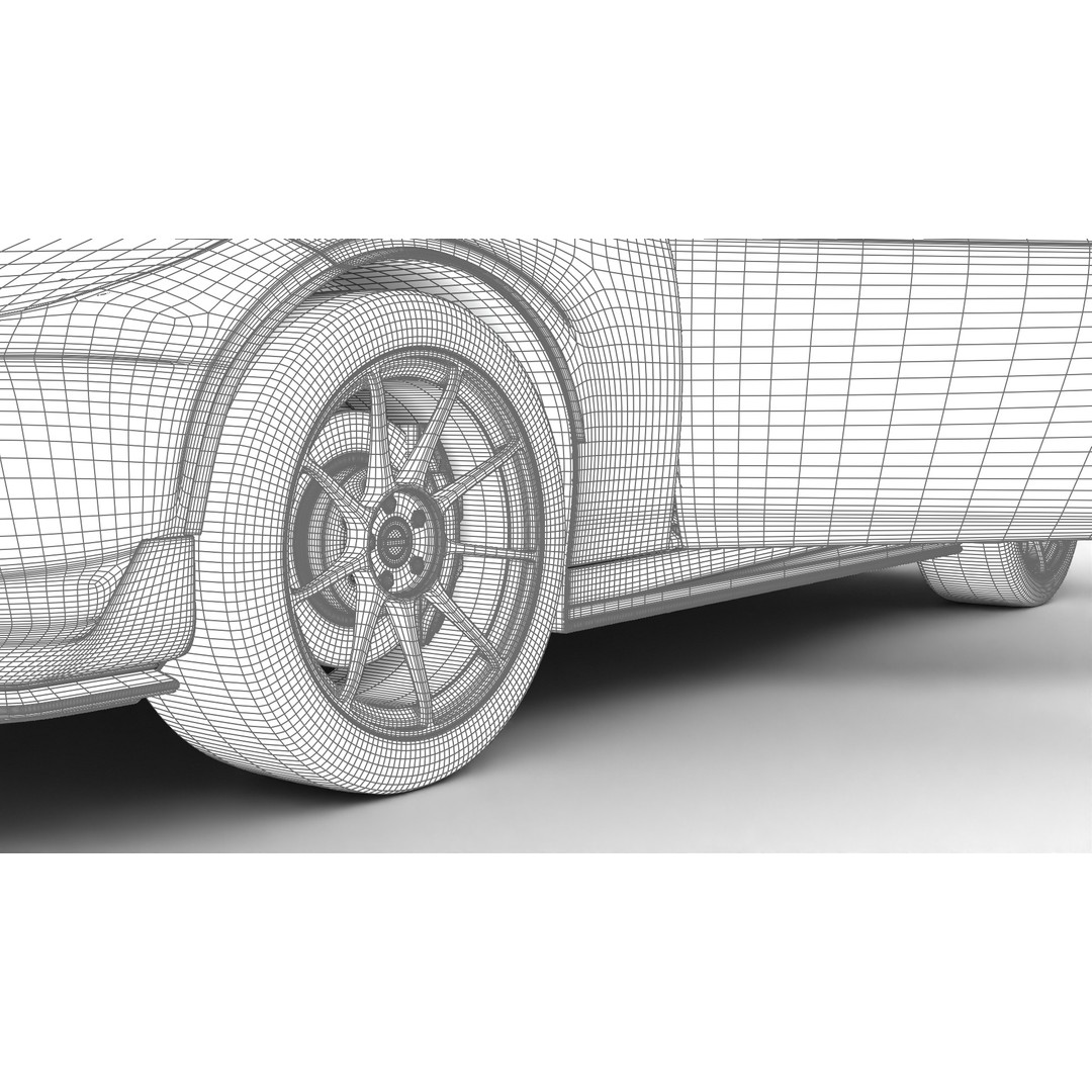 Nissan Z Nismo 2024 3D Model – High Poly Rigged Vehicle, FBX/Blender - View 37
