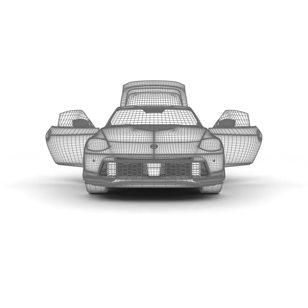 Nissan Z Nismo 2024 3D Model – High Poly Rigged Vehicle, FBX/Blender - View 39