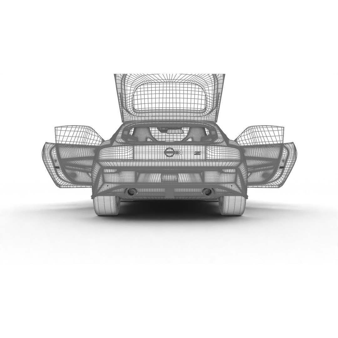 Nissan Z Nismo 2024 3D Model – High Poly Rigged Vehicle, FBX/Blender - View 40