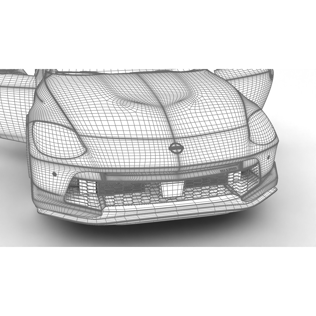 Nissan Z Nismo 2024 3D Model – High Poly Rigged Vehicle, FBX/Blender - View 41